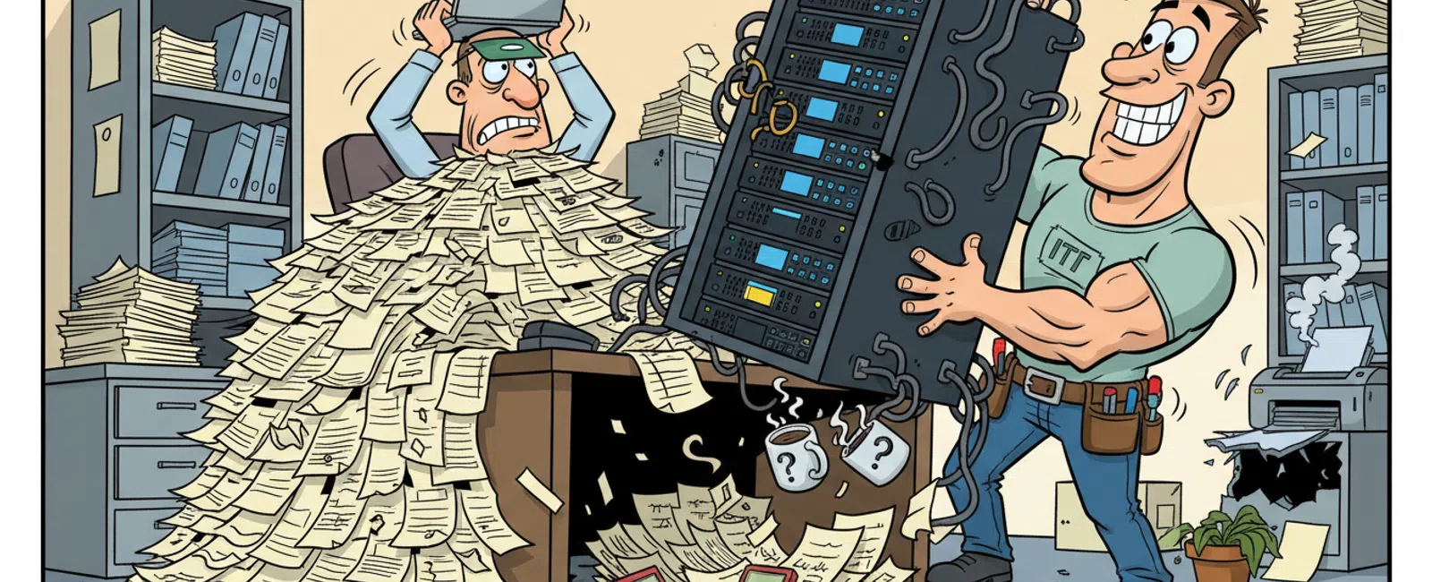 Cartoon: Who Are the Best Companies in the IT Services Field in Salt Lake City?