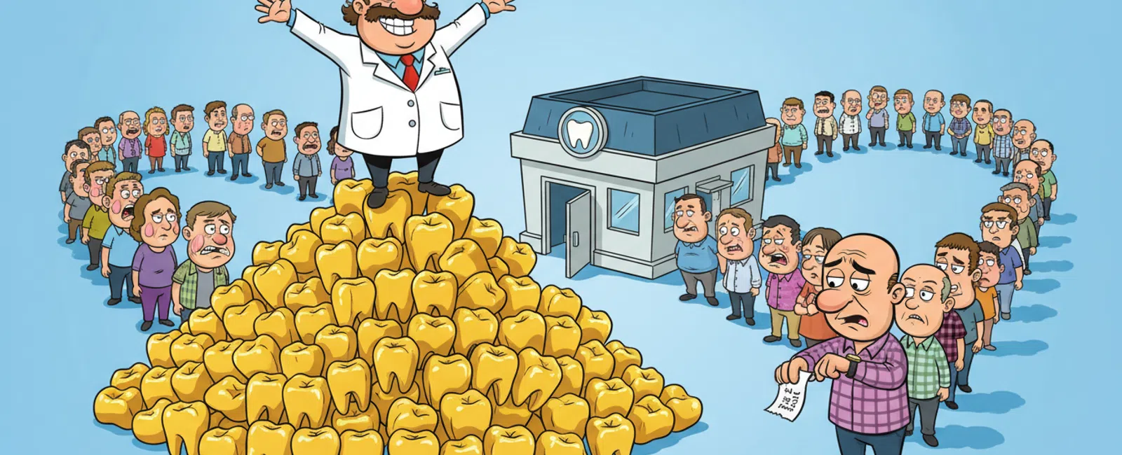 Cartoon: Can a general dentist make $500,000 a year if I own my own business?