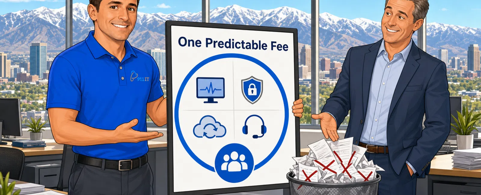 Cartoon: What is an MSP fee?