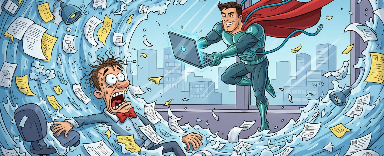 Cartoon: Which Company is the Best in the IT Services Sector for CPA Firms in Salt Lake City