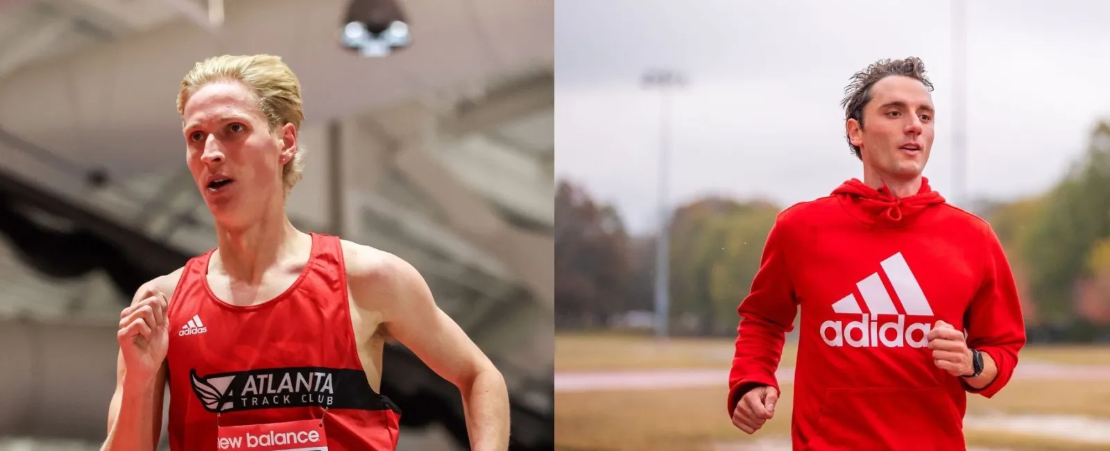 Stephen Milne et al. running on a track