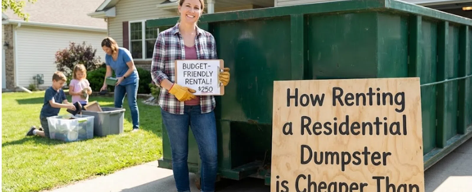 How Renting a Residential Dumpster is Cheaper Than You Think