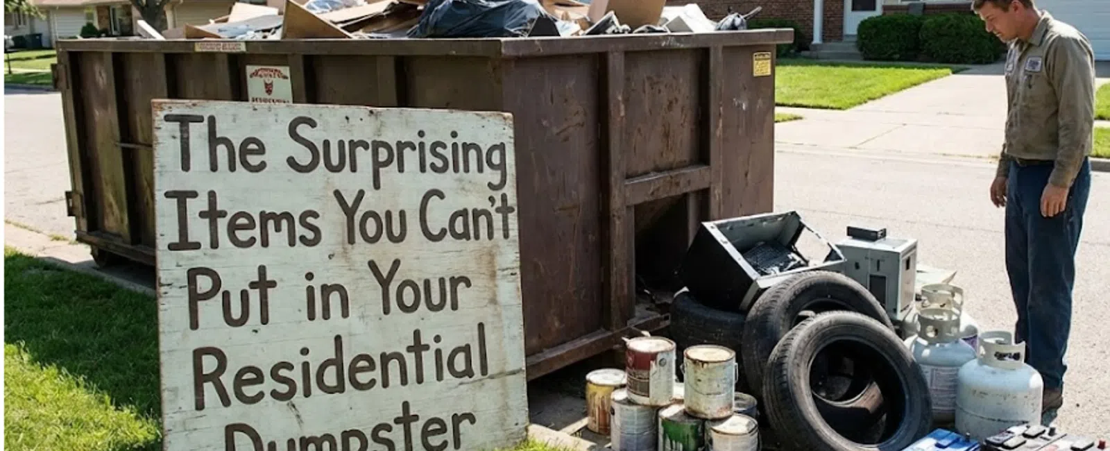 The Surprising Items You Can’t Put in Your Residential Dumpster