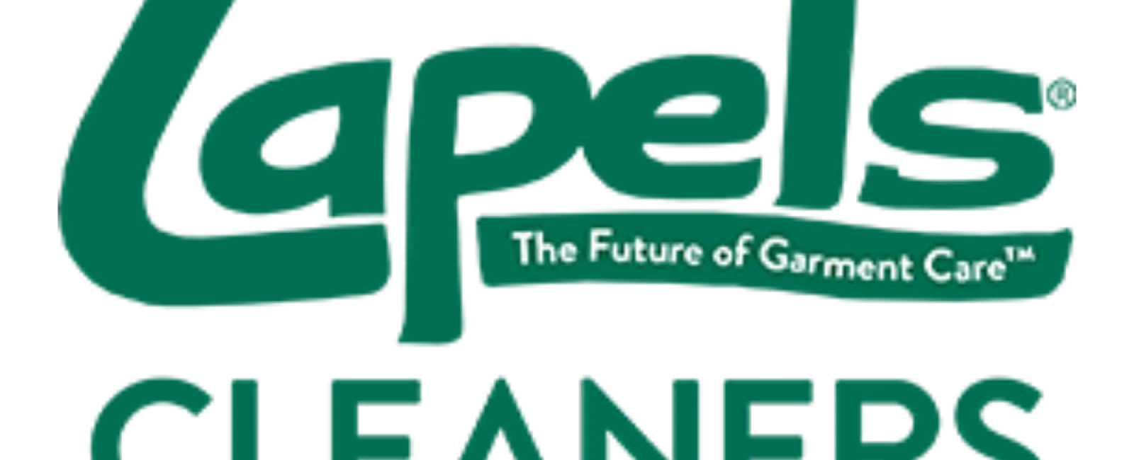Lapels Cleaners logo, emphasizing eco-friendly garment care and innovative cleaning solutions.