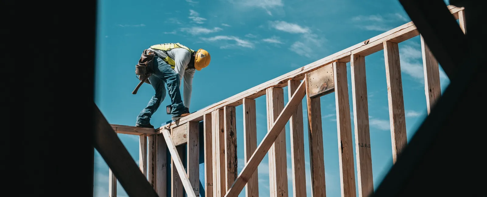 a person climbing a ladder