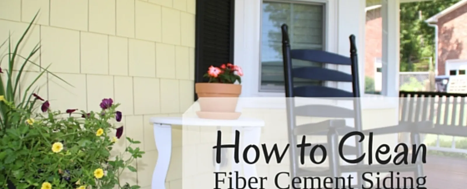 How to Clean Fiber Cement Siding