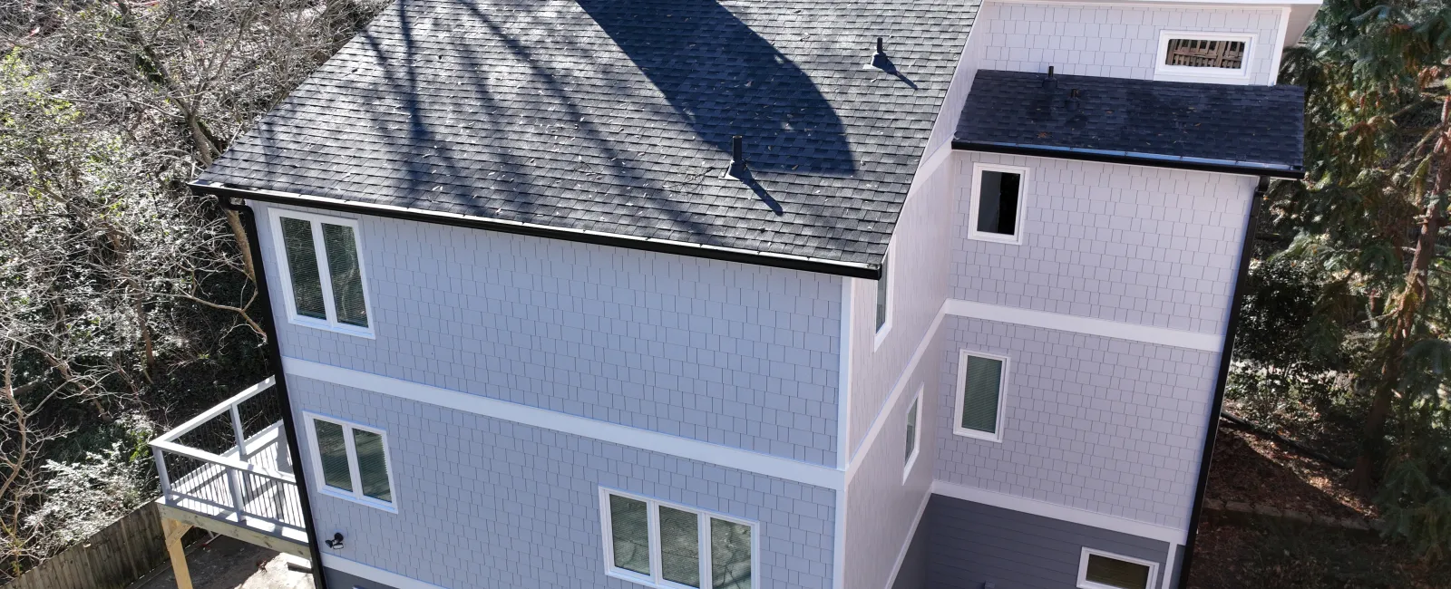 a house with solar panels