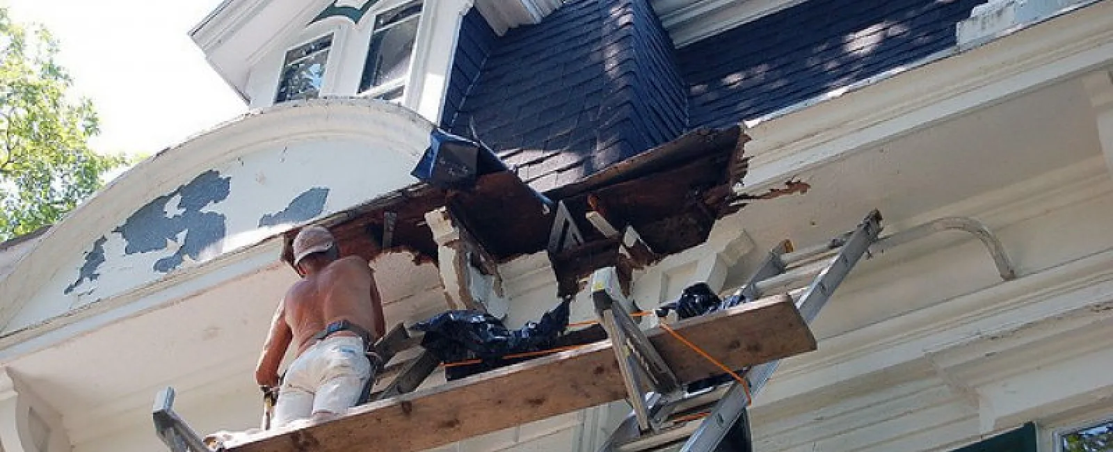 Are Rotted Areas of the Roof Making Your Home Unsafe?