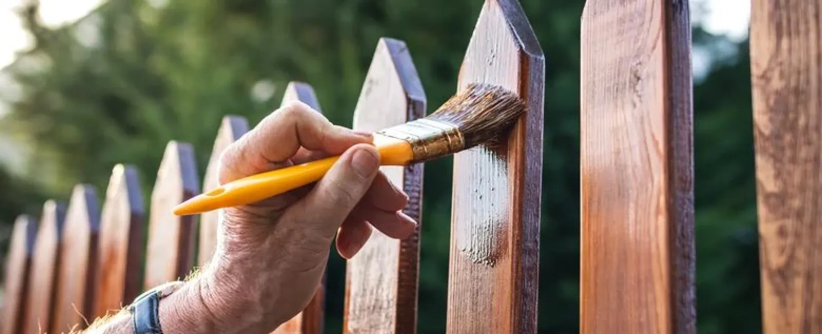 Staining vs Painting Your Wooden Fence