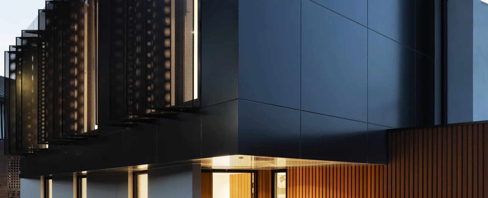 a building with a fence around it