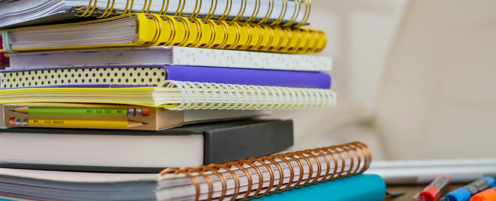 a stack of books