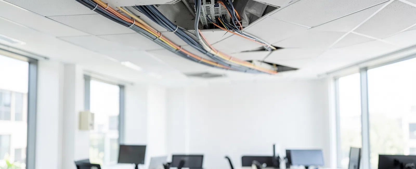 How do I coordinate electricians, low-voltage contractors, internet providers, and IT during an office launch?