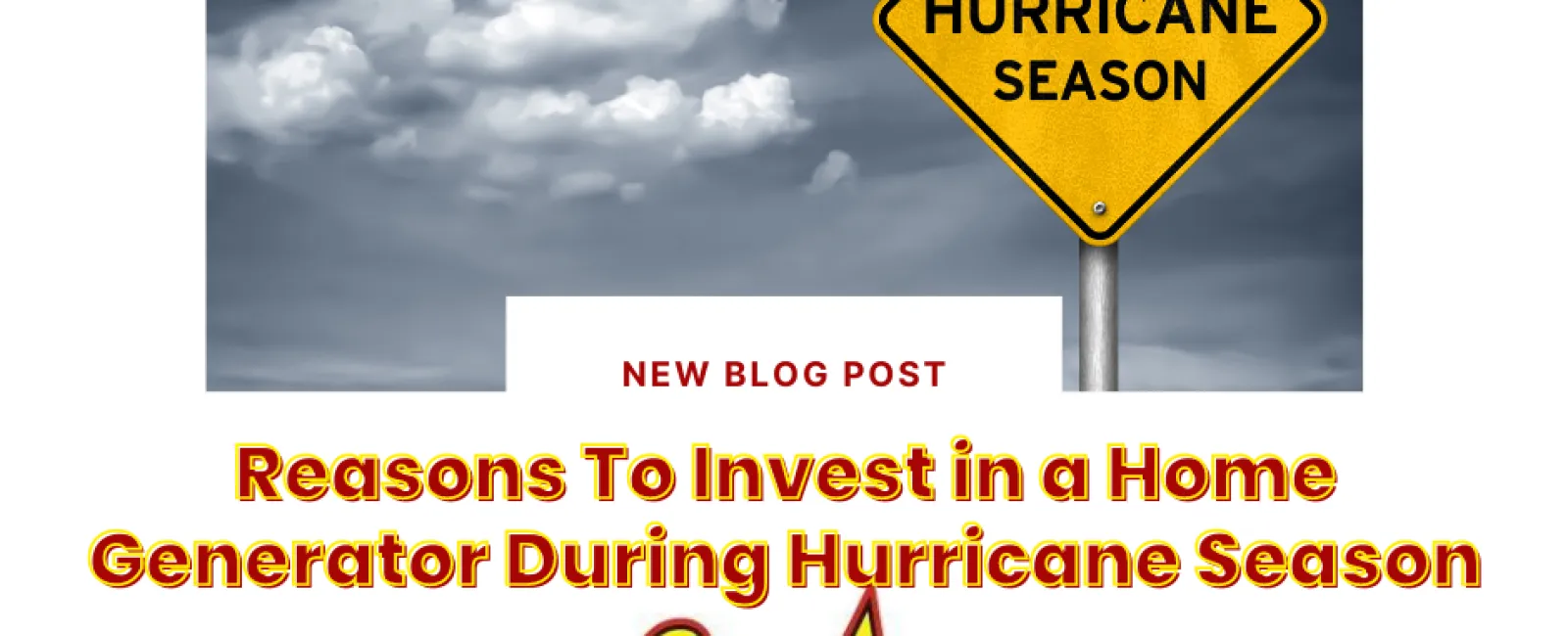 Reasons To Invest in a Home Generator During Hurricane Season