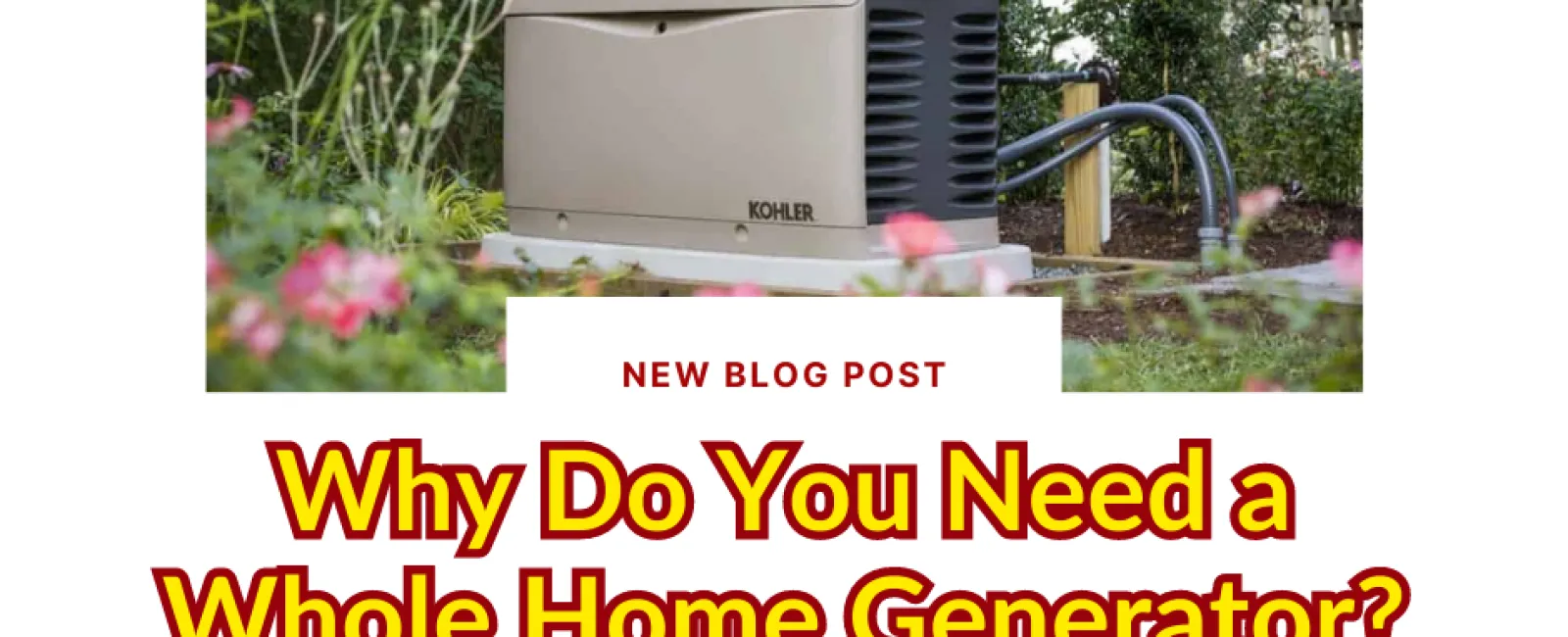 Why Do You Need a Whole Home Generator?