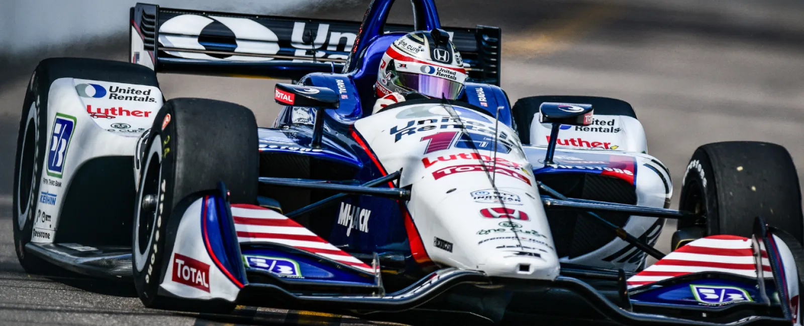 Rahal Collects Pair of Sevens at Dual in Detroit