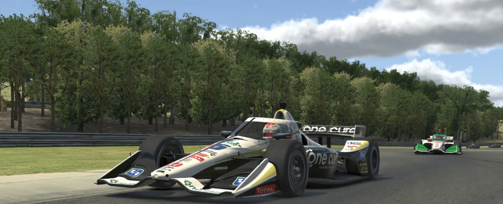 Graham Rahal Tries To Get Up To Speed In INDYCAR iRacing Challenge