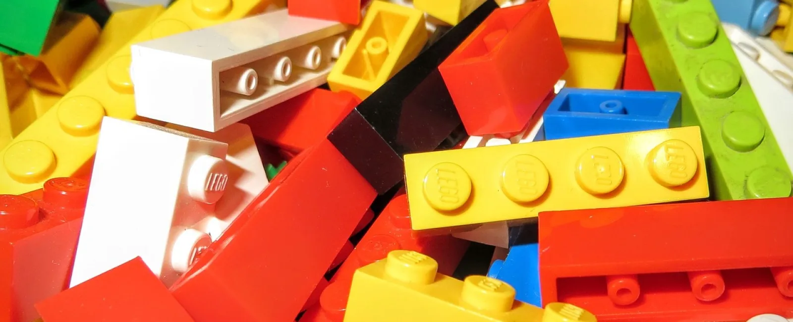 a pile of colorful blocks
