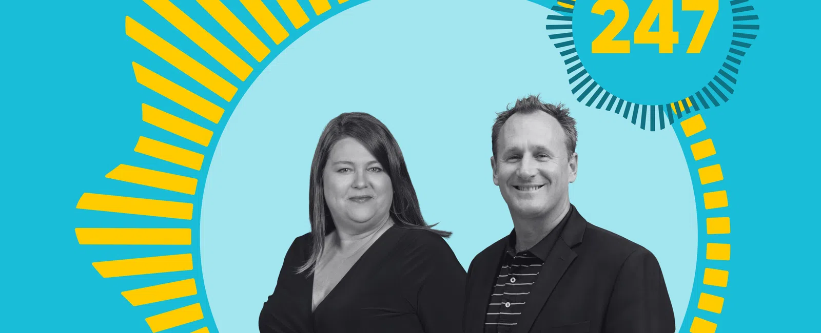 Michelle Davis and Jason Kern featured as GMs of the Year on Top Floor with Susan Barry podcast episode 247.