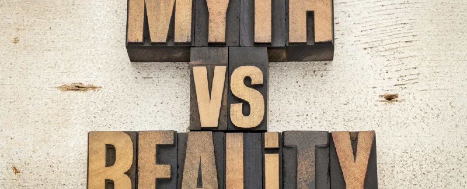 text of myth vs reality