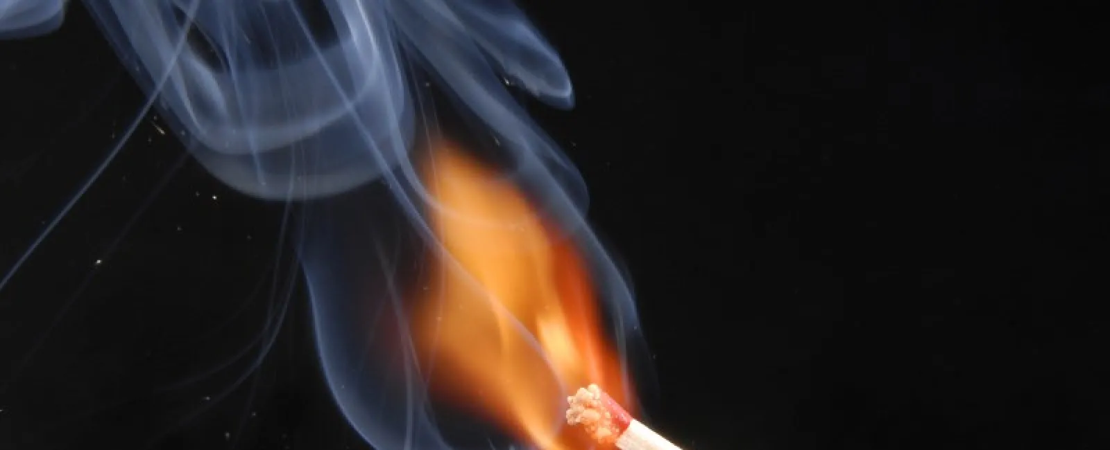 a close-up of a flame