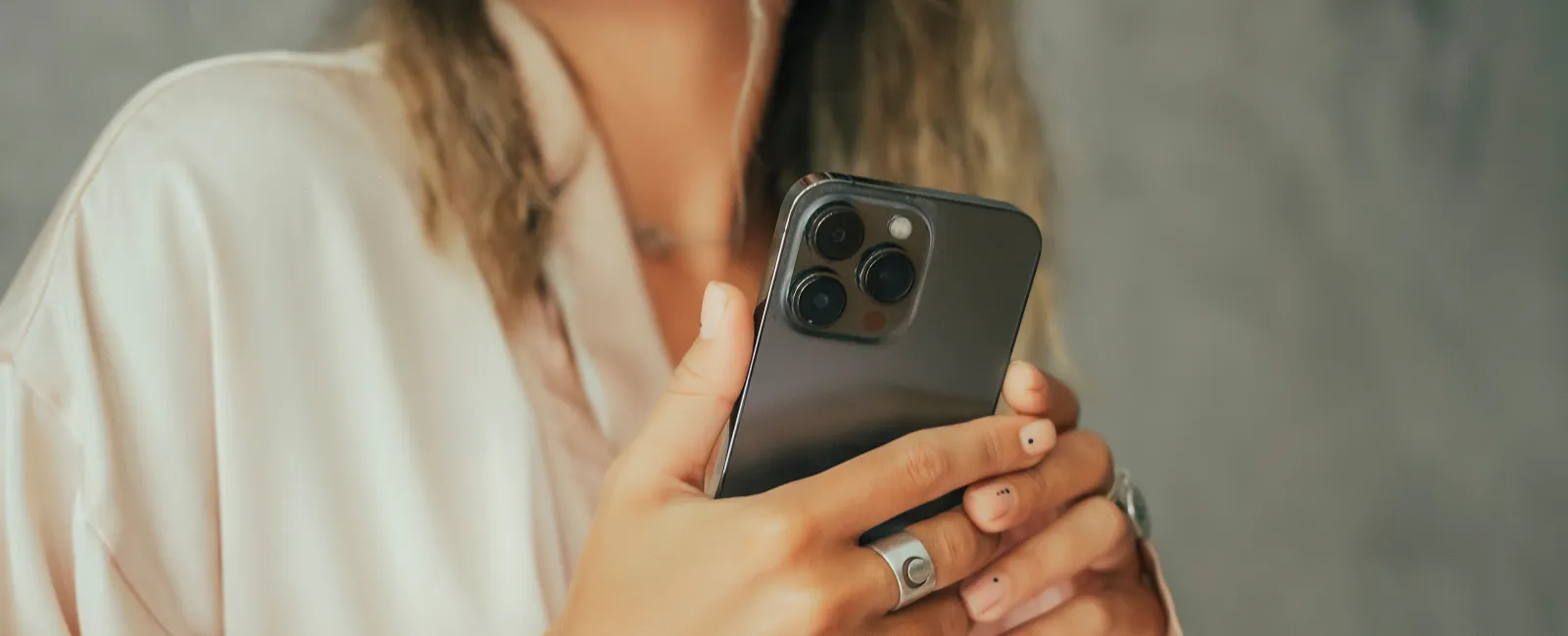 a woman holding a camera