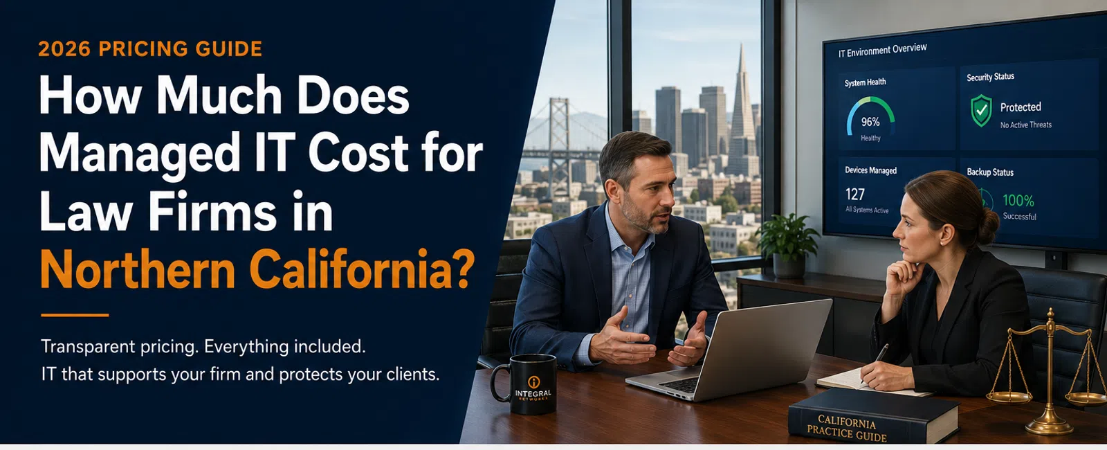 How Much Does Managed IT Cost for Law Firms in Northern California? (2026 Pricing Guide)