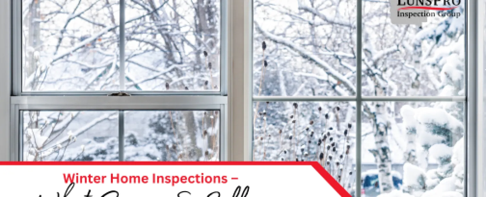 Winter Home Inspections – What Buyers & Sellers Need to Know