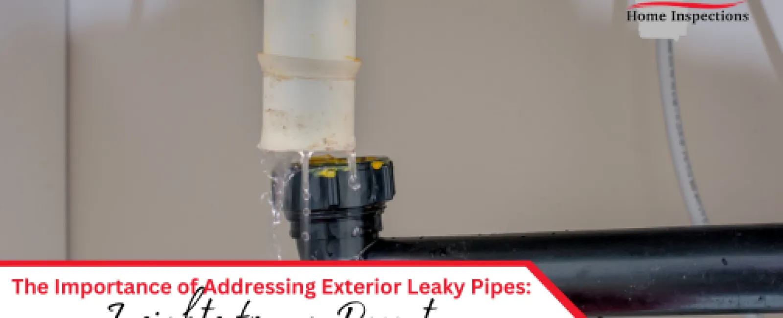 The Importance of Addressing Exterior Leaky Pipes: Insights from a Recent Home Inspection