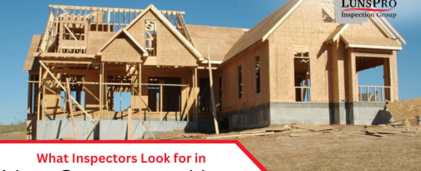 What Inspectors Look for in New Construction Homes