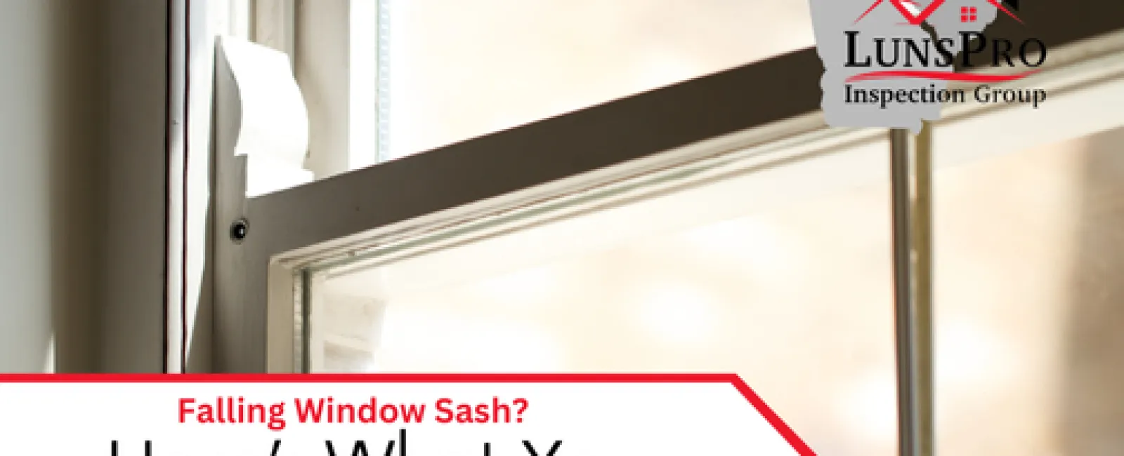 Falling Window Sash? Here’s What You Need to Know