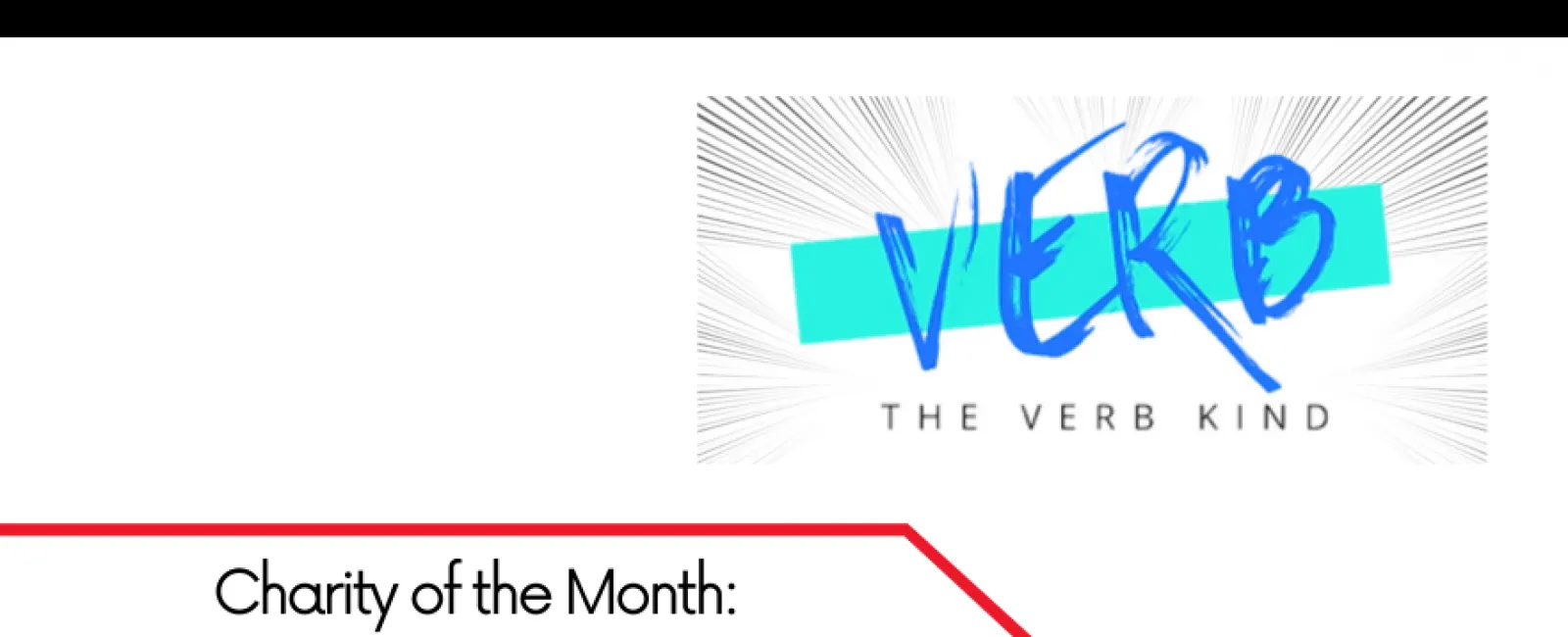 Luns Pro Inspections October 2022 Charity of the Month highlighting Verb, The Verb Kind organization.