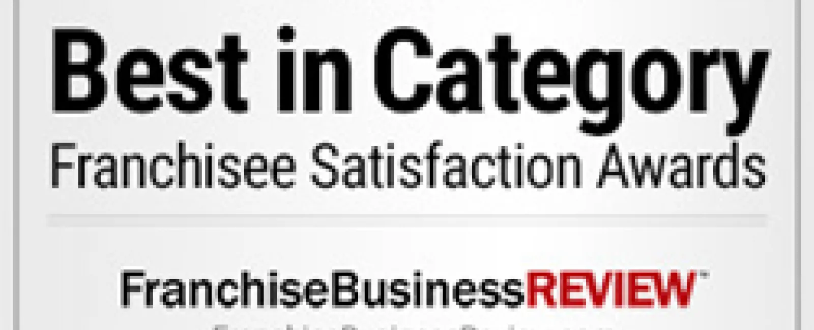 2019 Franchisee Satisfaction Awards 50 Best in Category badge from Franchise Business Review.
