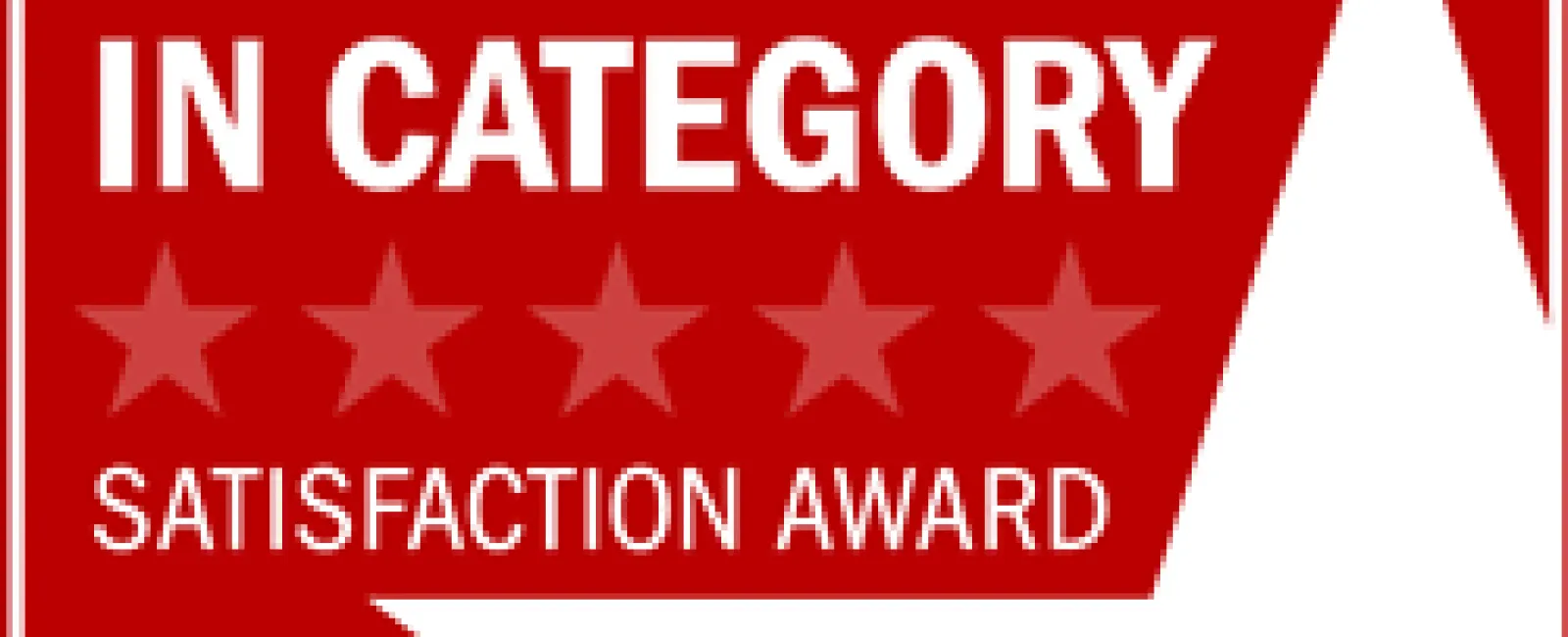 2020 Best in Category satisfaction award from Franchise Business Review with five stars on red background