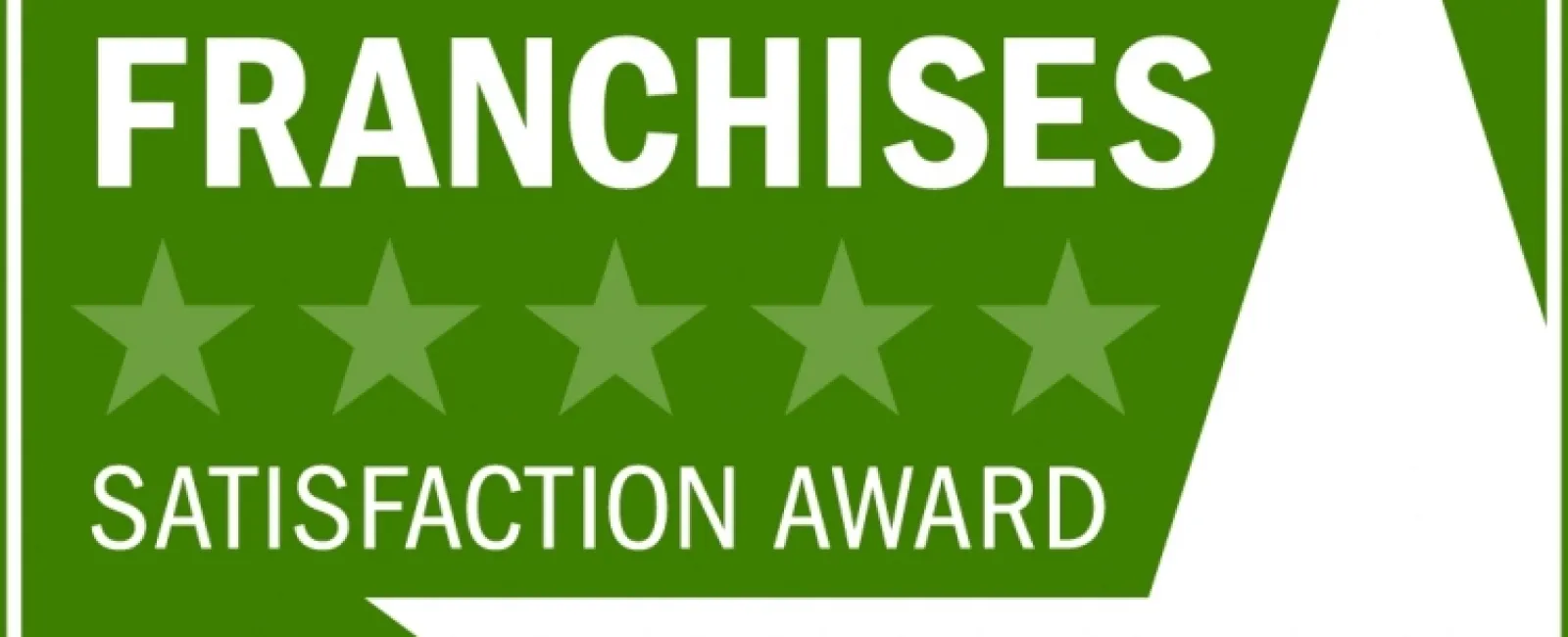 2020 Top Low Cost Franchises Satisfaction Award badge from Franchise Business Review in green and white