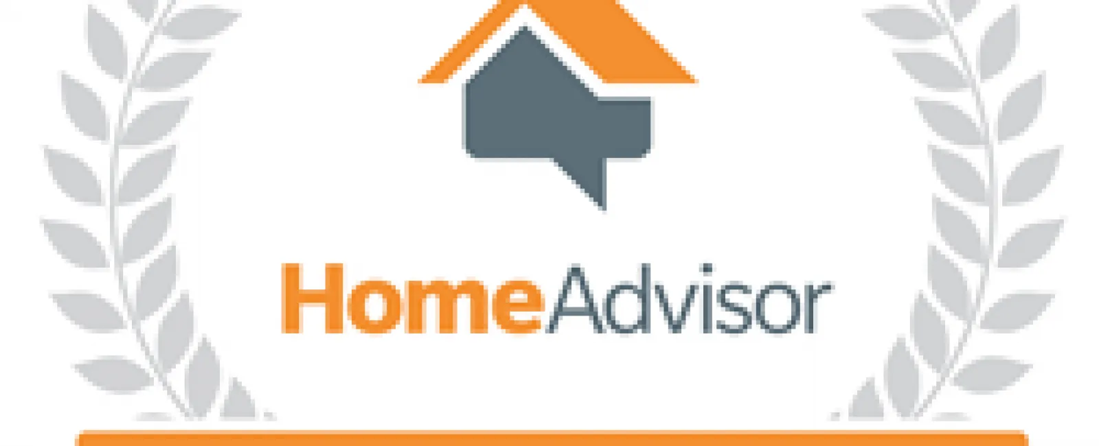HomeAdvisor Best of 2019 Winner badge with laurel leaves and orange banner