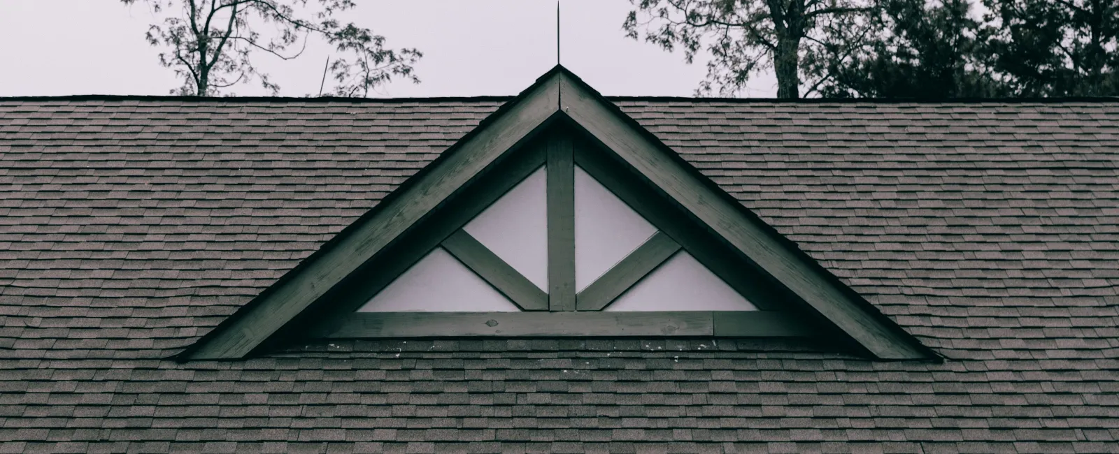 a roof with a solar panel