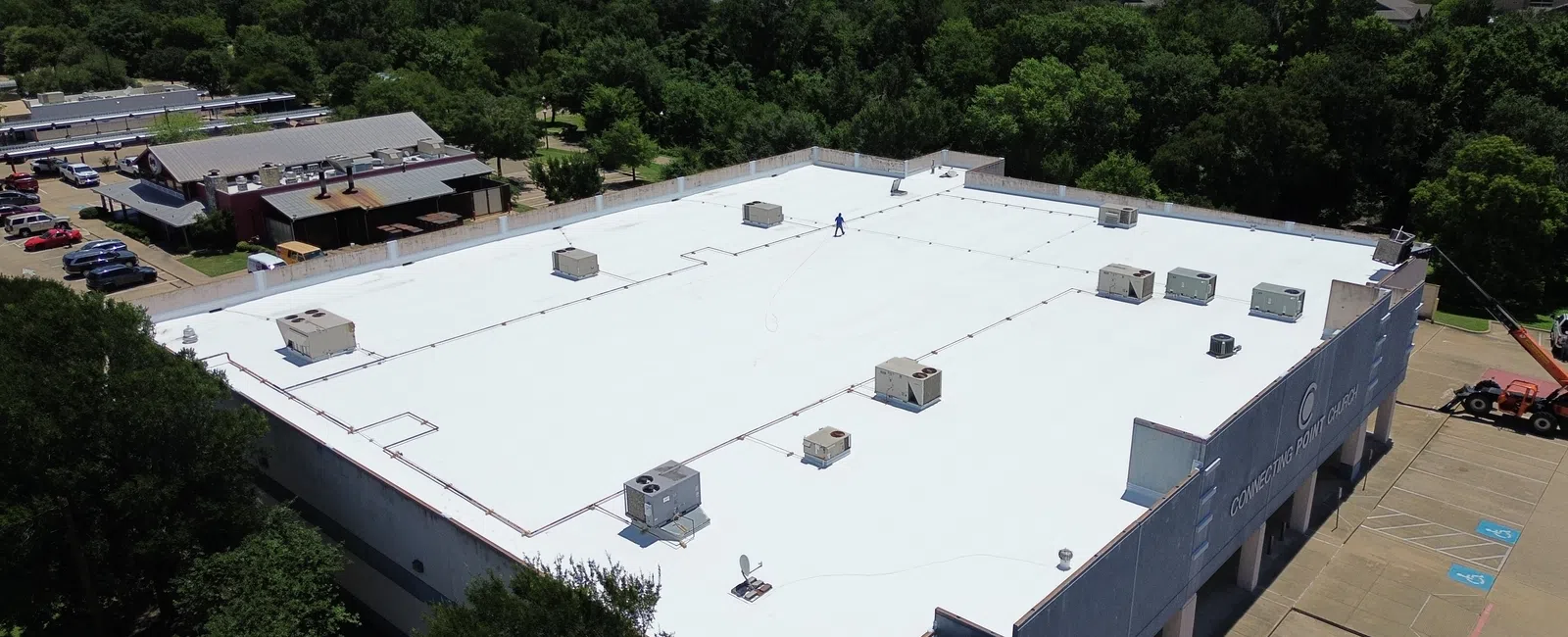 Commercial flat roof inspection and warranty protection services by Mattco Roofing