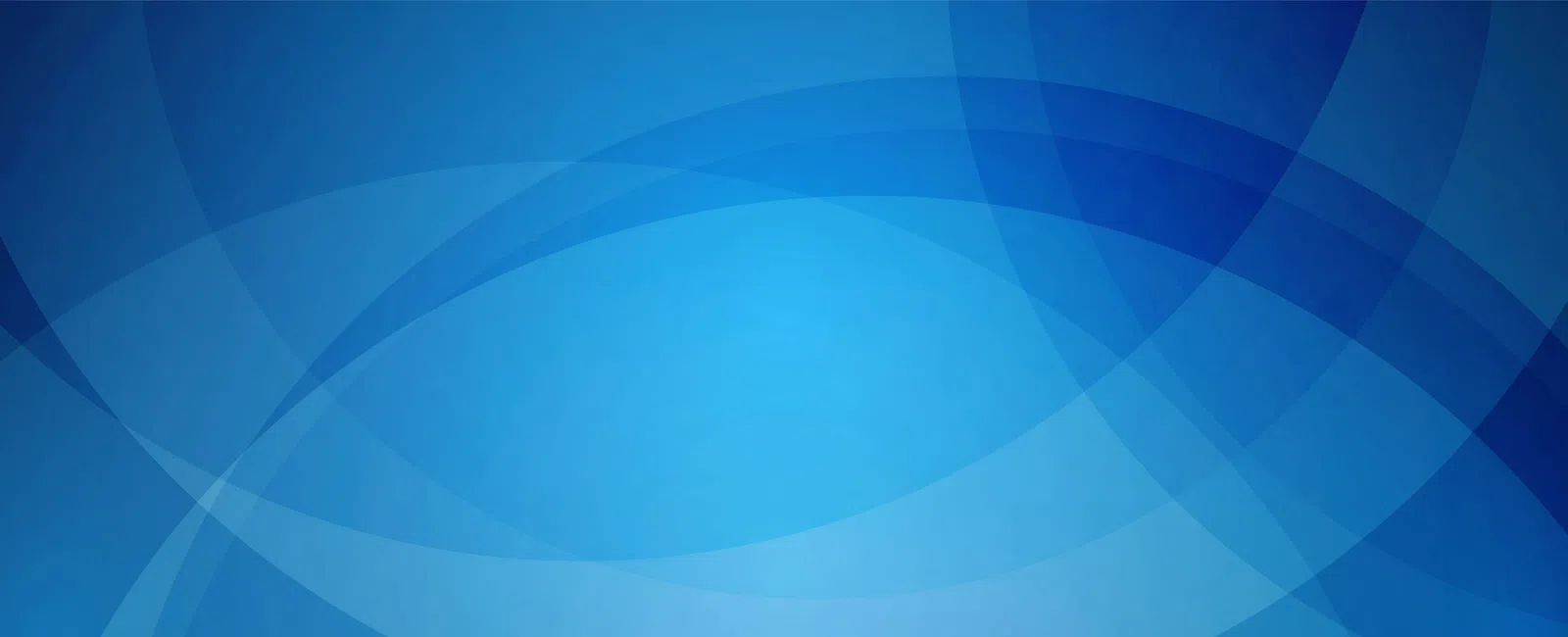 Abstract blue background with overlapping transparent circular shapes and gradient color tones.