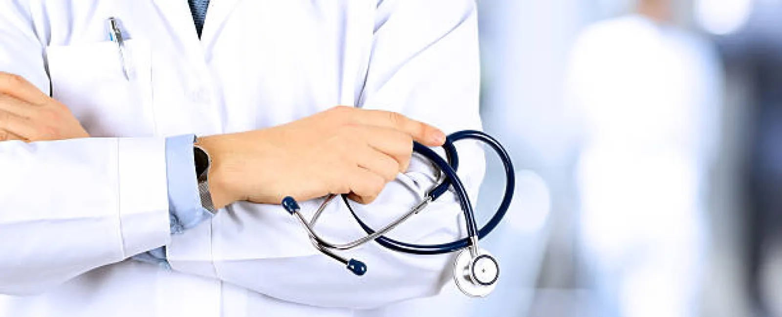 Doctor holding a stethoscope