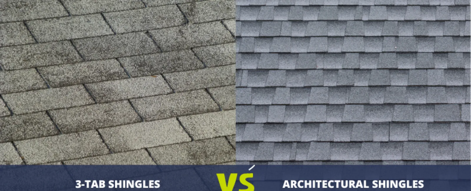 Architectural Shingles vs. 3-Tab Shingles