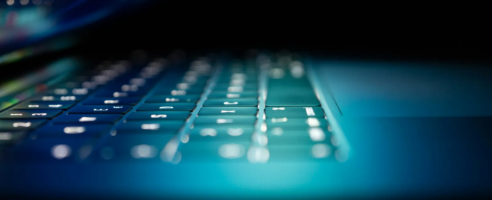 a close-up of a keyboard