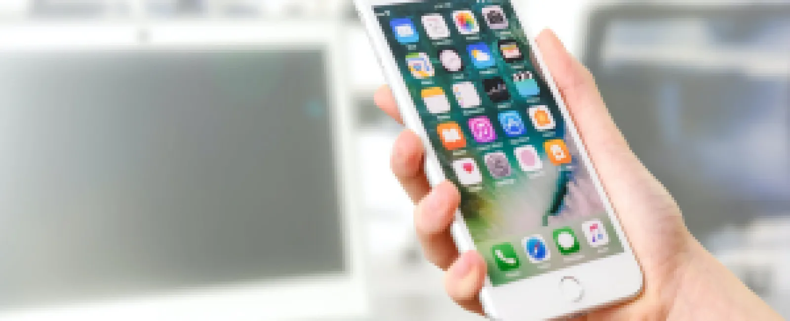 a hand holding a phone