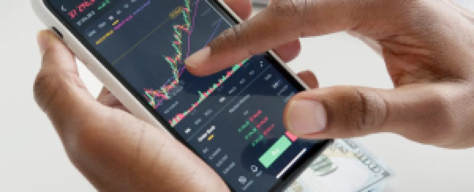 a person holding a phone