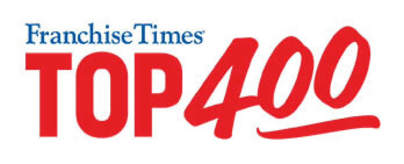 Franchise Times Top 400 logo with blue and red text on a white background
