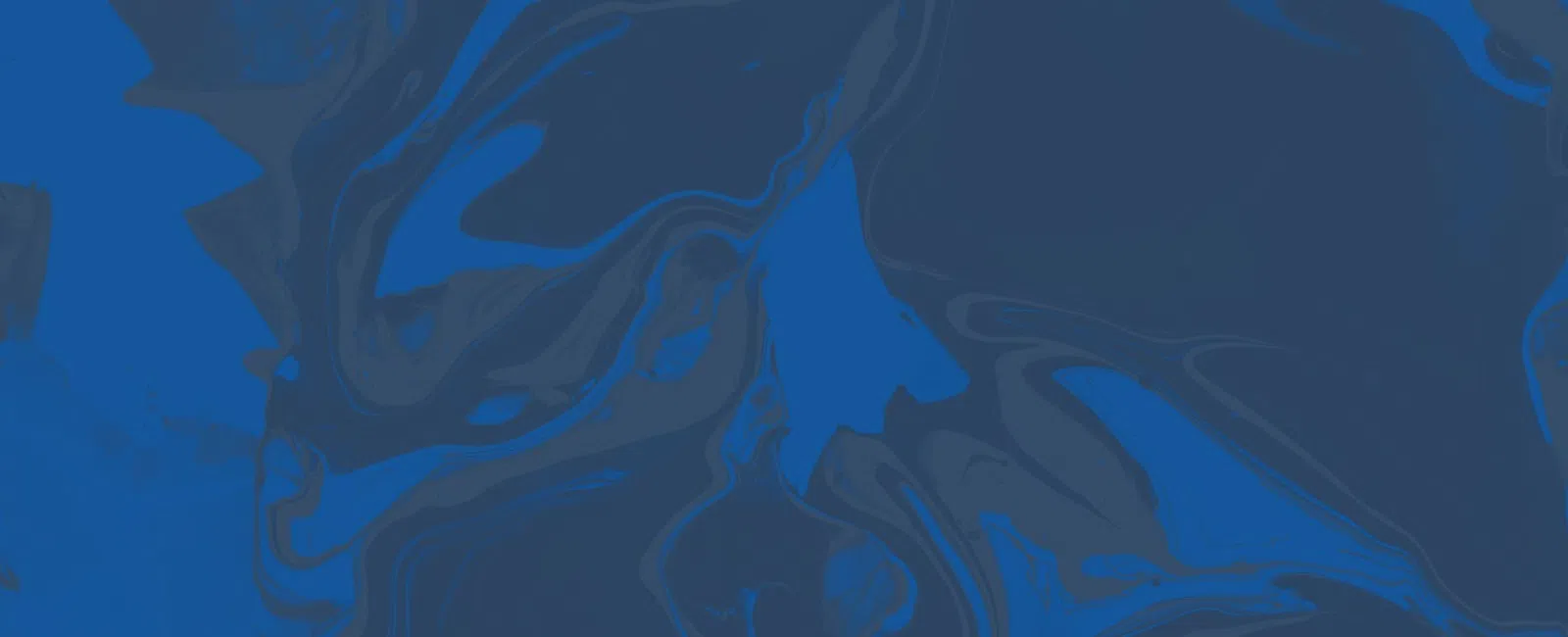 Abstract dark blue and black marbled texture with fluid swirling patterns and organic shapes.