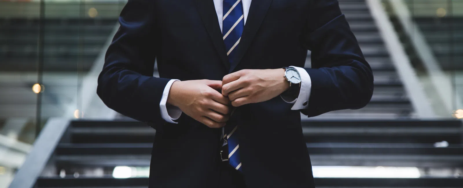 a person in a suit and tie