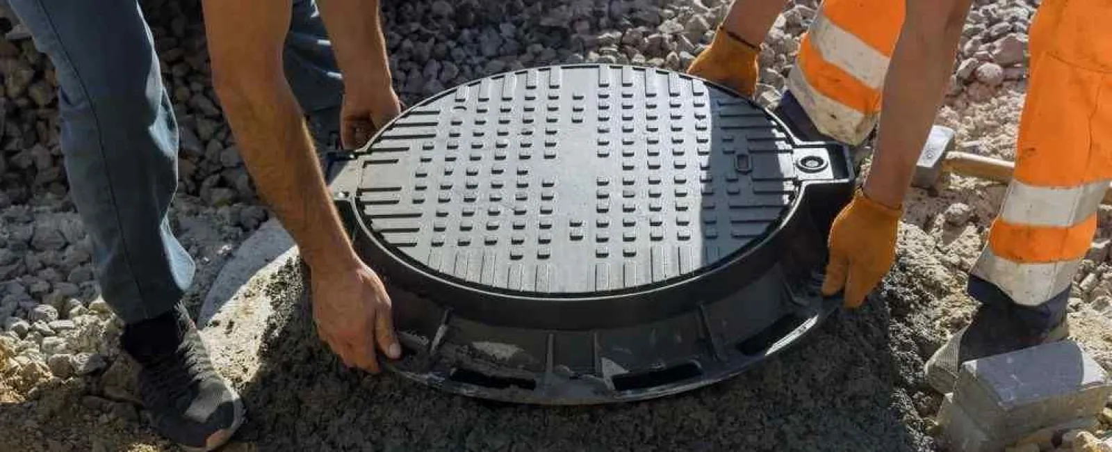 a tennis racket on a stone