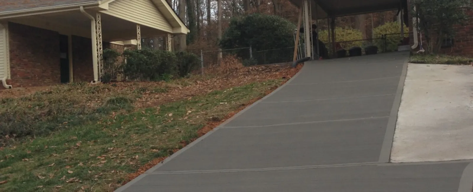 a walkway leading to a building