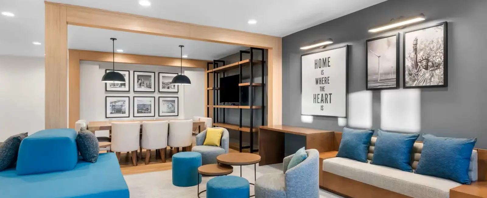 Everhome Suites Custom Lobby Millwork