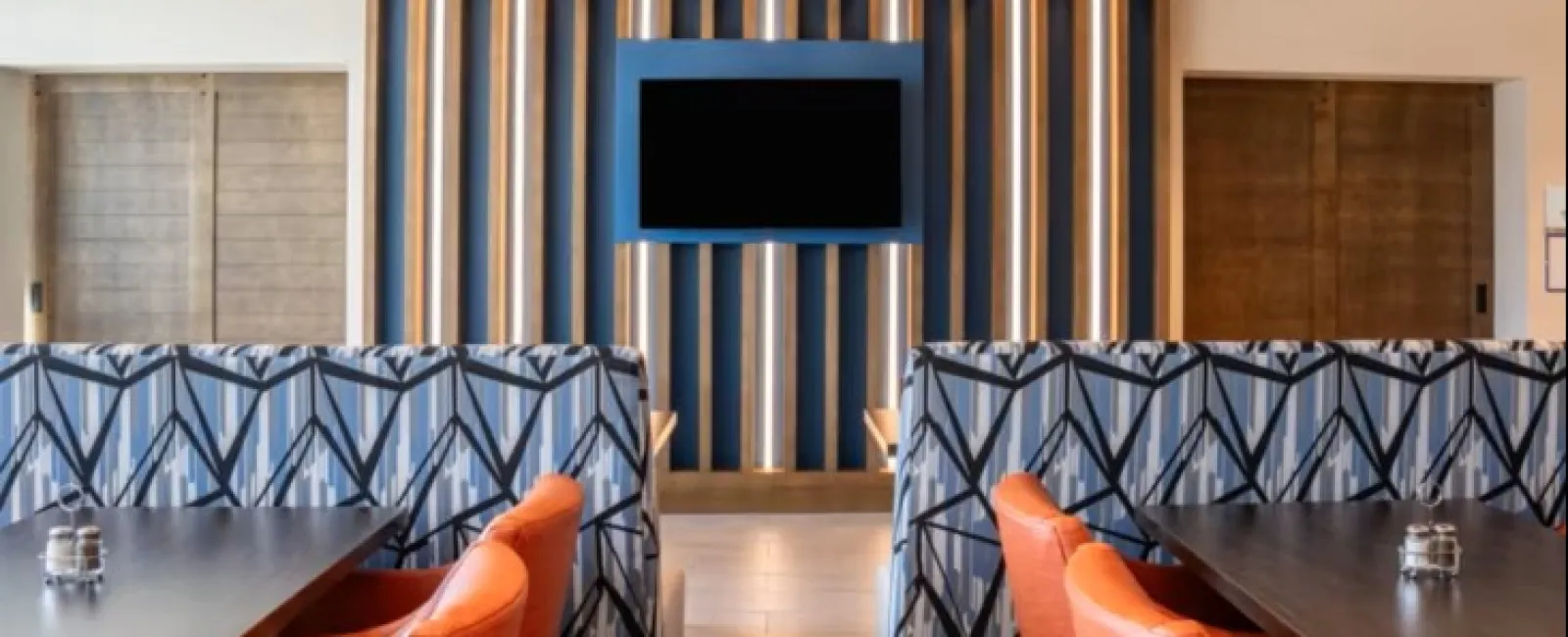 Holiday Inn Express Custom TV Wall Millwork